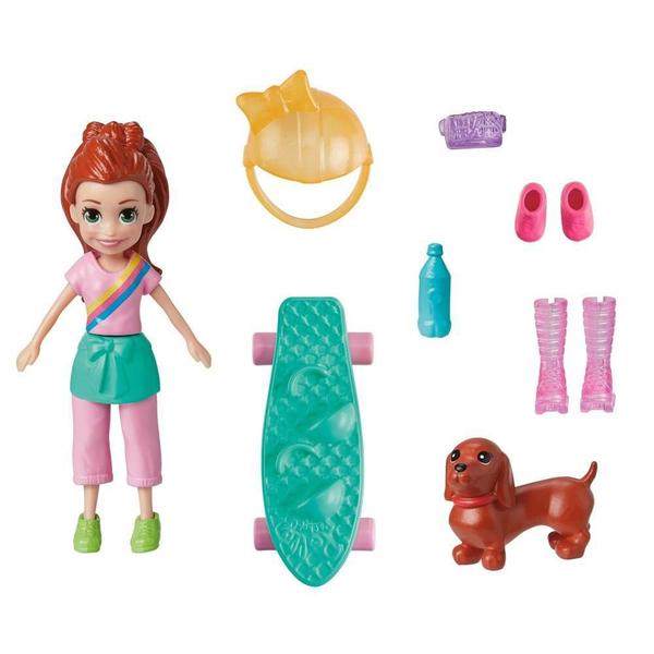 Imagem de Boneca Polly Pocket Conjunto Lila Arco-íris Color Pop - Mattel