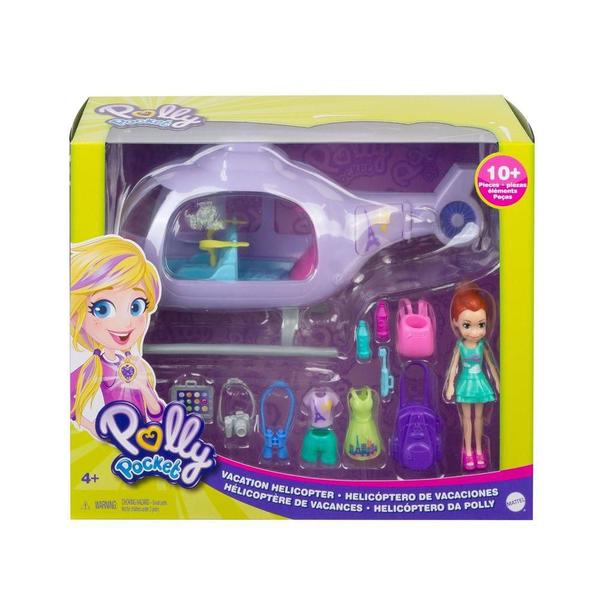 Imagem de Boneca Polly Pocket Helicóptero de Aventura - Mattel