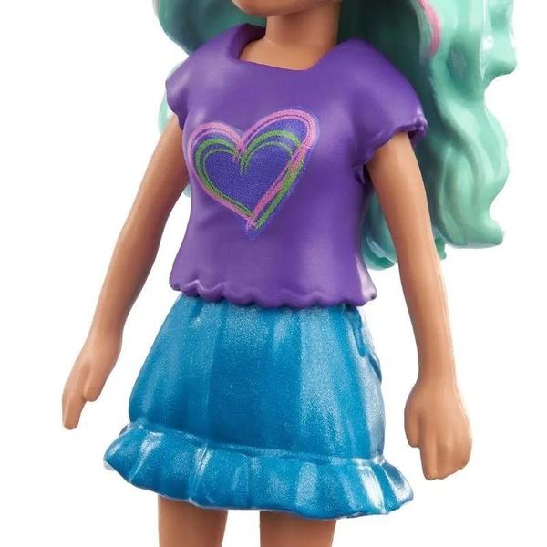 Imagem de Boneca polly pocket impulse - amiga polly cabelo turquesa - hkv81