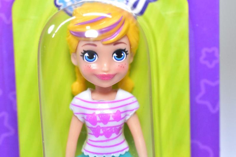 Imagem de Boneca polly pocket impulse - polly - saia preta e turquesa - hkv79