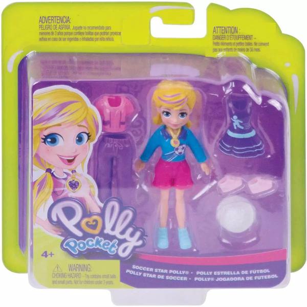 Imagem de Boneca Polly Pocket Jogadora de futebol