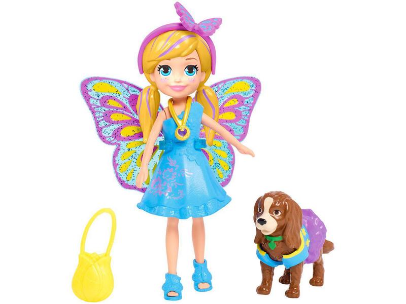 Imagem de Boneca Polly Pocket Kit Cachorro Fantasias  - Combinadas com Acessórios Mattel GDM15