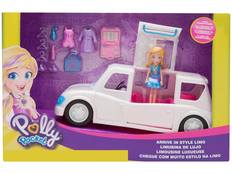 Imagem de Boneca Polly Pocket Limousine Fashion  - com Acessórios Mattel GDM19