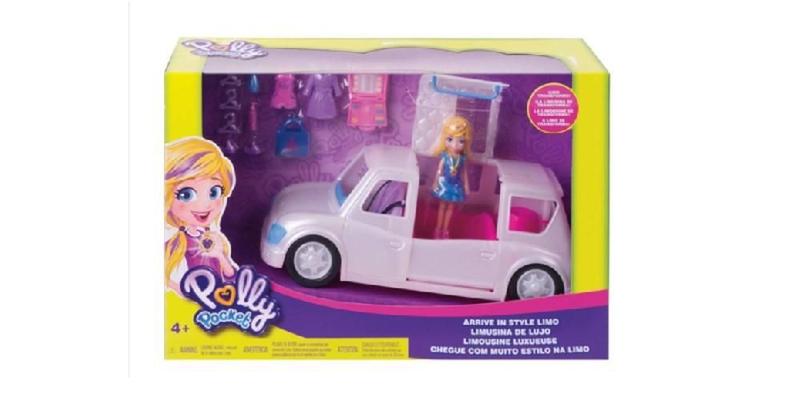 Imagem de Boneca Polly Pocket Limousine Fashion - Mattel 21x10x31cm