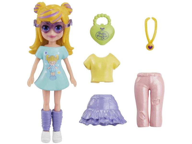 Imagem de Boneca Polly Pocket Pacote de Modas - com Acessórios Mattel