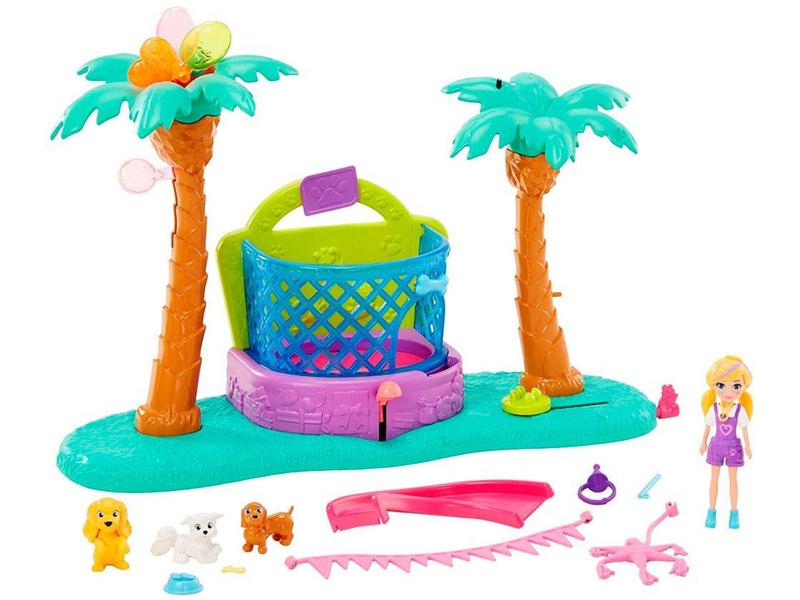 Imagem de Boneca Polly Pocket Parque Temático de Bichinhos - com Acessórios Mattel