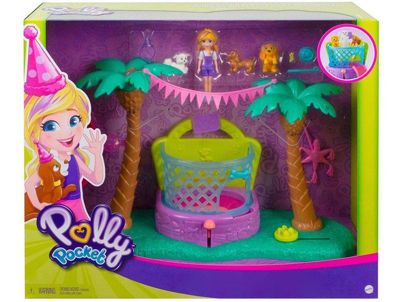 Imagem de Boneca Polly Pocket Parque Temático de Bichinhos - com Acessórios Mattel