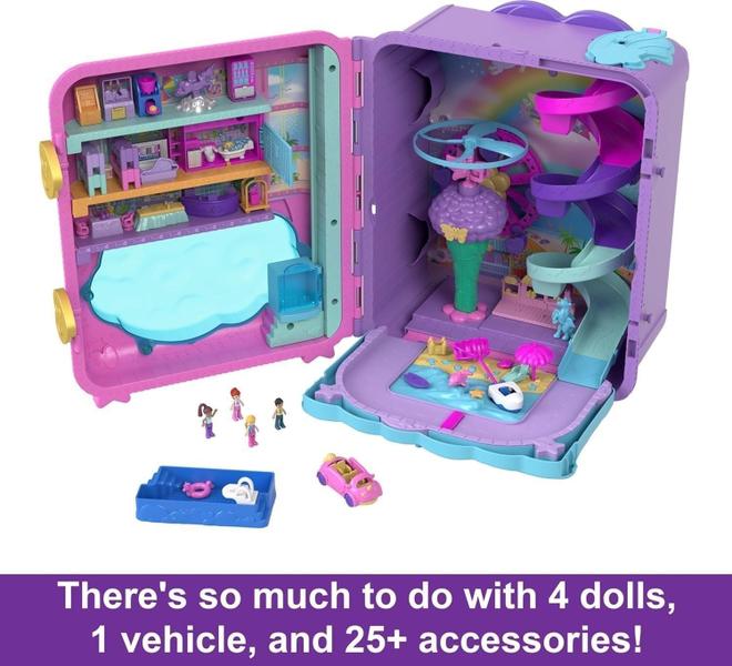 Imagem de Boneca Polly Pocket Pollyville Resort Roll Away HKV43 Mattel Única