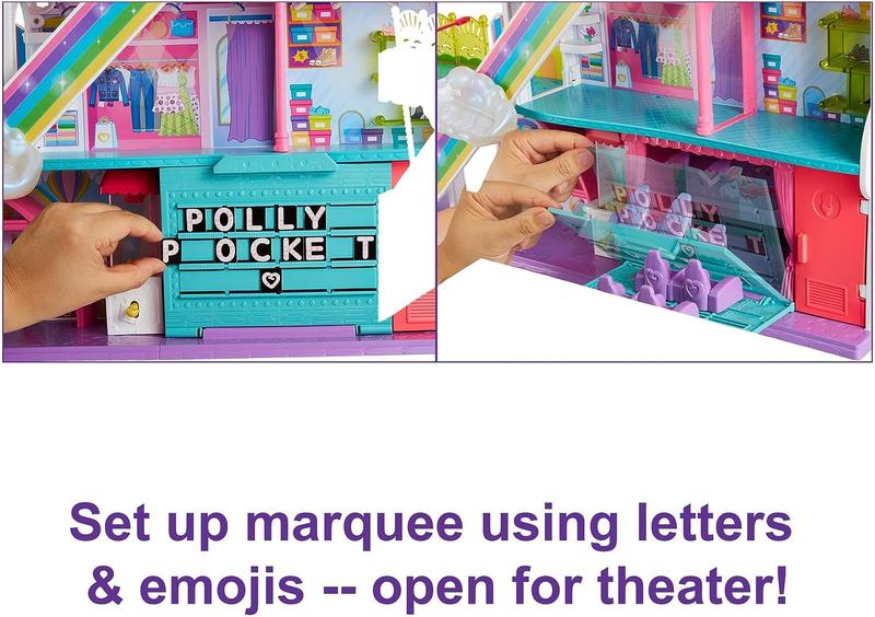 Imagem de Boneca Polly Pocket Shopping Doces Surpresas Playset - Mattel