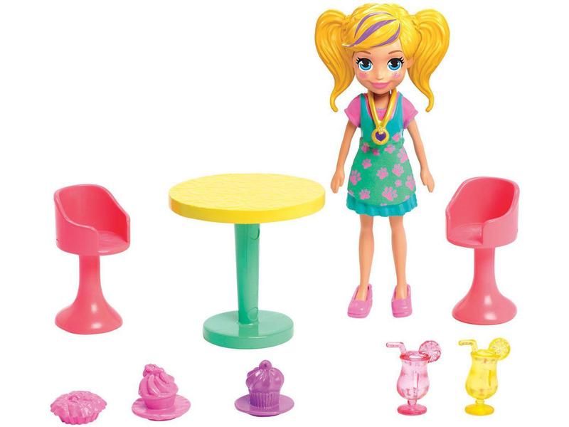 Imagem de Boneca Polly Pocket Smoothies Food Truck 2 Em 1  - 25cm Mattel