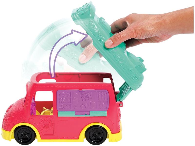 Imagem de Boneca Polly Pocket Smoothies Food Truck 2 Em 1 