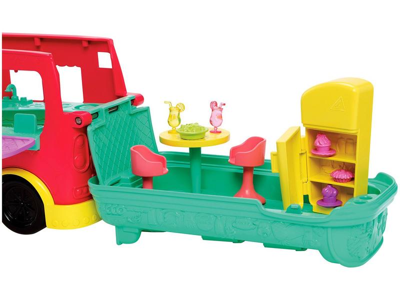 Imagem de Boneca Polly Pocket Smoothies Food Truck 2 Em 1 