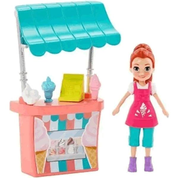 Imagem de Boneca Polly Pocket Stand de Sorvetes da Lila Mattel