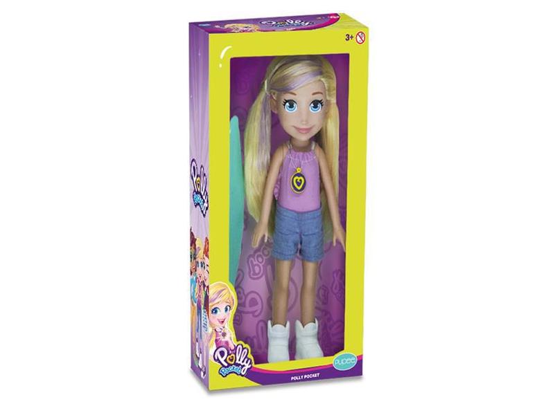 Imagem de Boneca Polly Pocket Surf 18cm - Mattel Licenciada Original