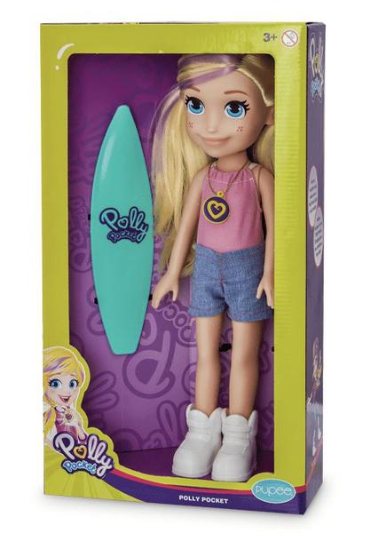 Imagem de Boneca Polly Pocket Surf Mattel Menina Baby Brinquedos 1105