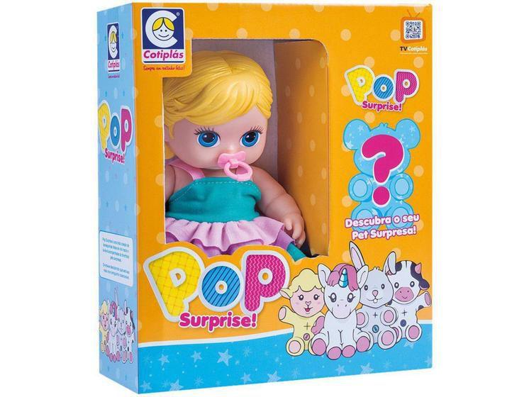 Imagem de Boneca Pop Surprise - Com Pet Surpresa da Cotiplás Ref 2291