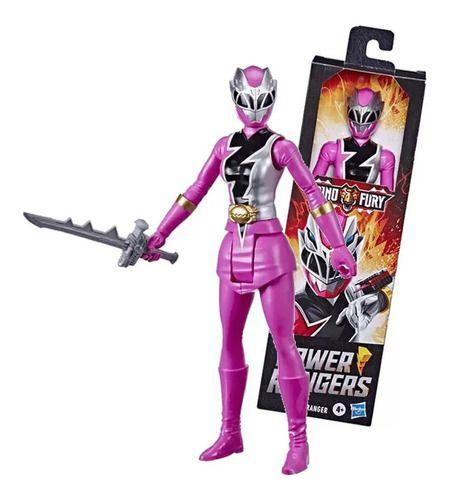 Imagem de Boneca Power Rangers Dino Fury Ranger Rosa 30cm F2965 Hasbro