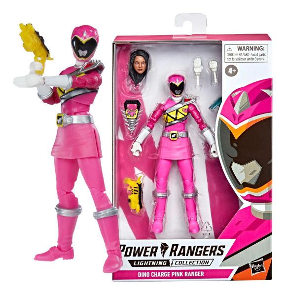 Imagem de Boneca Power Rangers Lightning Collection Dino Rosa- Hasbro