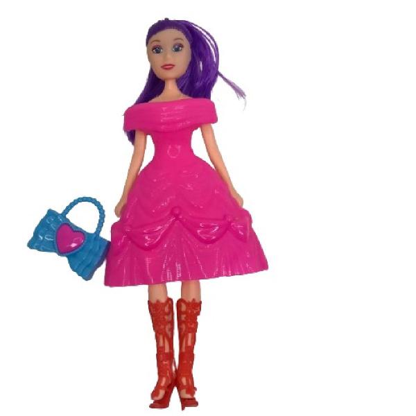 Imagem de Boneca Pretty Girl Acessórios,brinquedo 8 pçs fashion