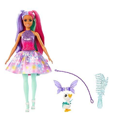 Imagem de Boneca Princesa Barbie com Roupa e Pet Encantados - Conto de Fadas em um Toque