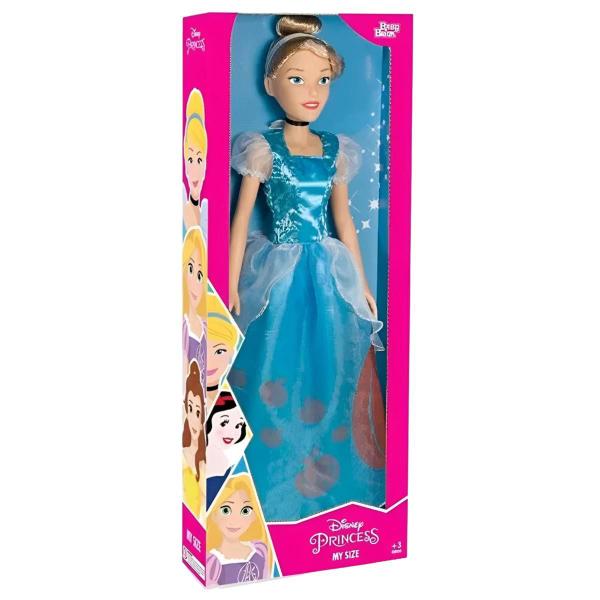 Imagem de Boneca Princesa Cinderela Disney Grande Original Articulada 55cm Feita Em Vinil Novabrink