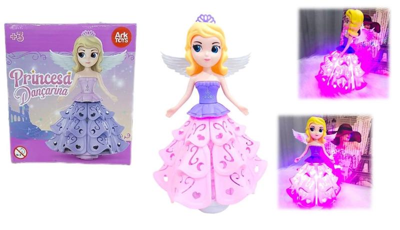 Imagem de Boneca Princesa Dançarina com Luzes e Som - Arktoys