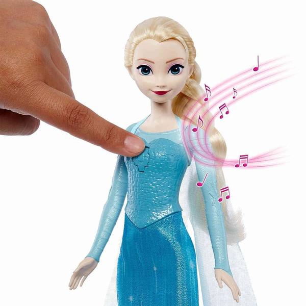 Imagem de Boneca Princesa Elsa Frozen Que Canta Mattel