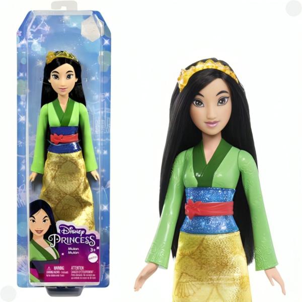 Imagem de Boneca Princesa Mulan Disney Articulada com 26cm HLW14 - Mattel