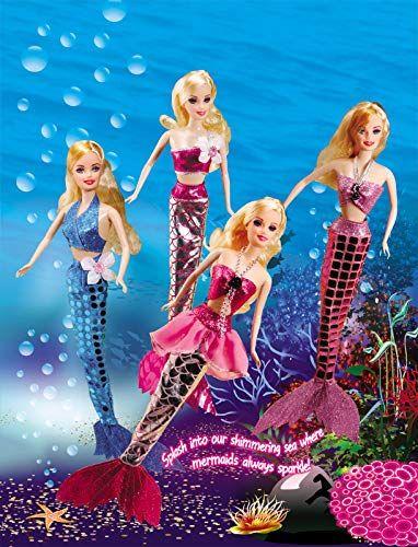 Imagem de Boneca Princesa Sereia BETTINA Mermaids com Pequena Sereia