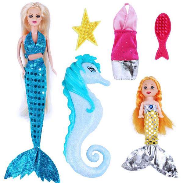 Imagem de Boneca Princesa Sereia BETTINA Mermaids com Pequena Sereia