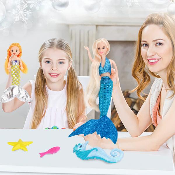 Imagem de Boneca Princesa Sereia BETTINA Mermaids com Pequena Sereia