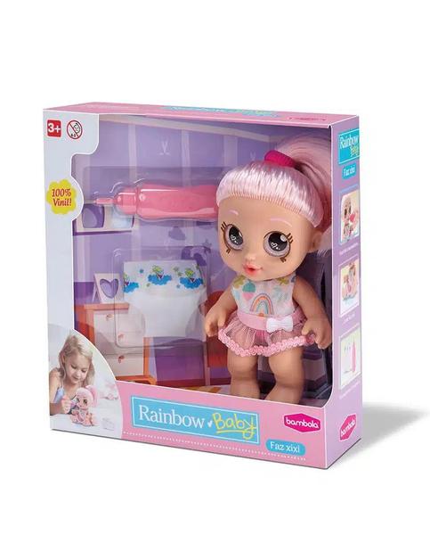 Imagem de Boneca Rainbow Baby Faz Xixi 817 - Bambola