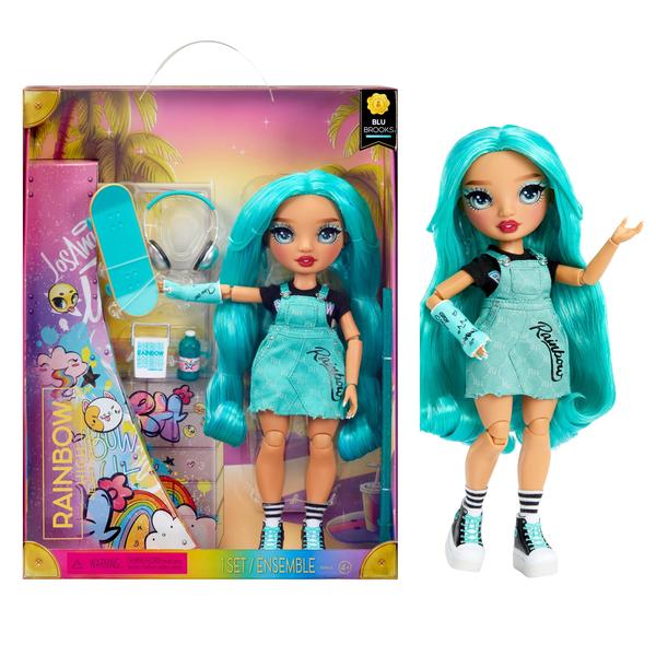 Imagem de Boneca Rainbow High Blu Blue - Moderna com Roupas e Acessórios