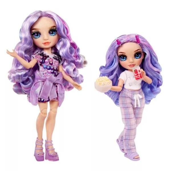 Imagem de Boneca Rainbow High Junior Festa Do Pijama Violet 3705