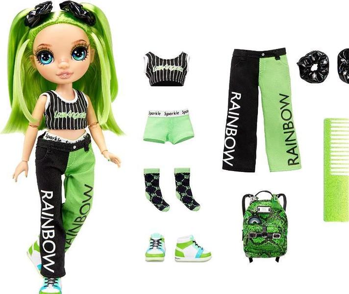 Boneca Rainbow High Junior Jade Hunter - Mga Entertainment Imagem de Boneca Rainbow High Junior Jade Hunter
