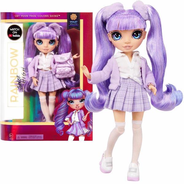 Imagem de Boneca Rainbow High Junior Violet Willow 23Cm 6+ 80027 MGA