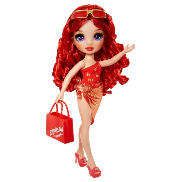 Imagem de Boneca Rainbow High - Ruby Anderson - Swin & Style - Vermelho - 28 cm - MGA