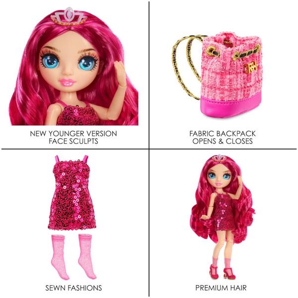 Boneca Rainbow High - Stella Monroe - Junior High - Rosa - 23 cm - MGA - Mcassab Imagem de Boneca Rainbow High - Stella Monroe - Junior High - Rosa - 23 cm - MGA