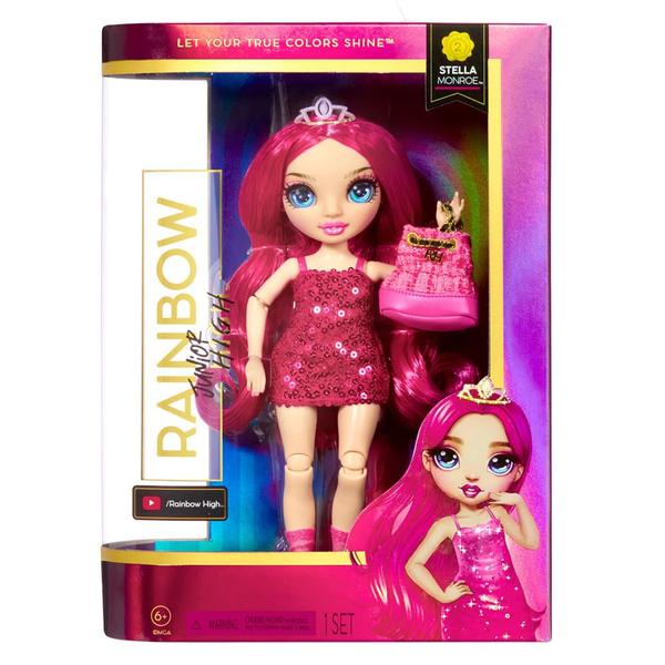 Boneca Rainbow High - Stella Monroe - Junior High - Rosa - 23 cm - MGA - Mcassab Imagem de Boneca Rainbow High - Stella Monroe - Junior High - Rosa - 23 cm - MGA