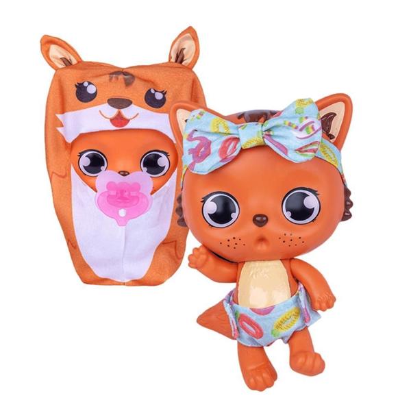 Imagem de Boneca Raposa Pet Love Babies 23Cm Cotiplás - 2637