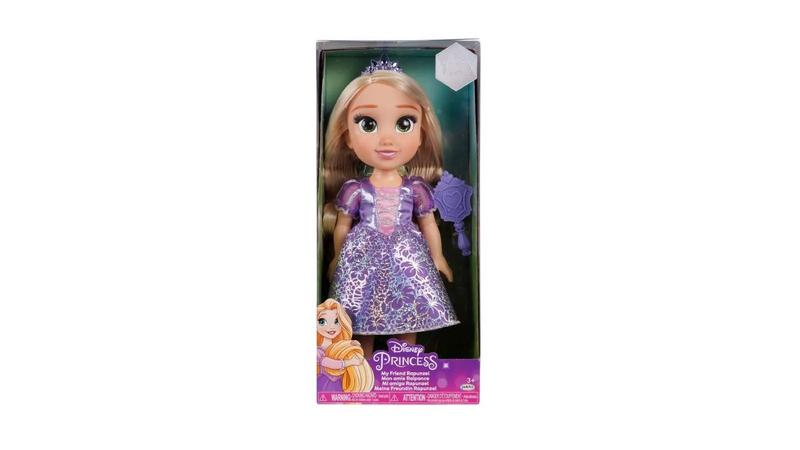 Imagem de Boneca Rapunzel Princesas Disney Articulada Multikids 38cm BR1919