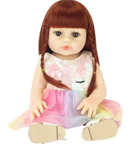 Imagem de Boneca Realista Ruivinha Baby Star R3483 - BBR Toys