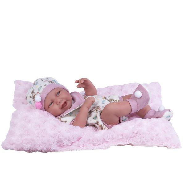 Imagem de Boneca Reborn Anny Doll Baby -  Com Fralda e Babador - Reborn Collection - 2442 - Cotiplás