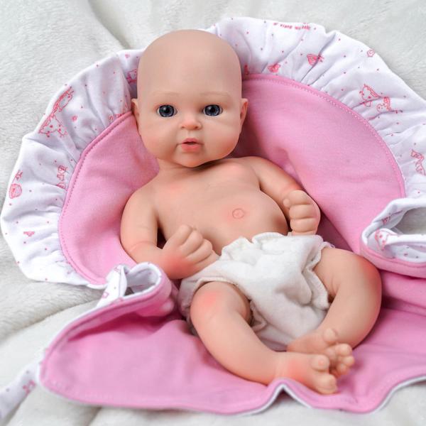 Imagem de Boneca Reborn BABESIDE Lifelike Full Silicone 30 cm 1,5 kg