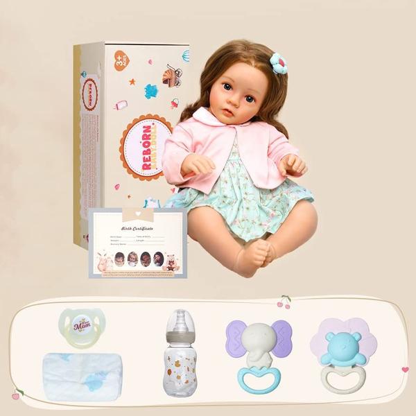 Imagem de Boneca Reborn BABESIDE Lifelike Realistic 43 cm Girl 3+