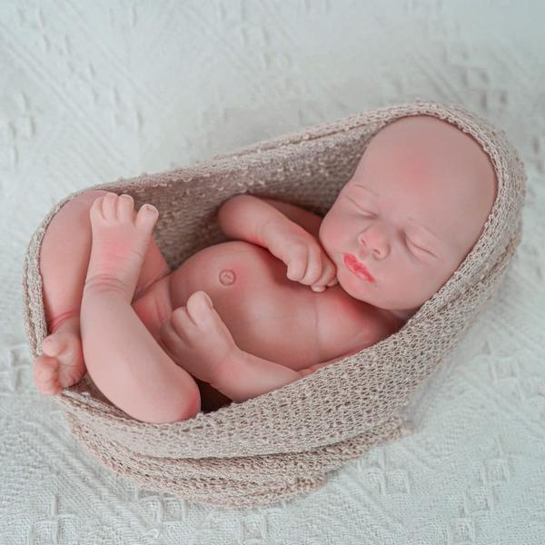 Boneca Reborn Baby Doll BABESIDE de silicone de corpo inteiro de 33 cm Premiee Boy Imagem de Boneca Reborn Baby Doll BABESIDE de silicone de corpo inteiro de 33 cm Premiee Boy