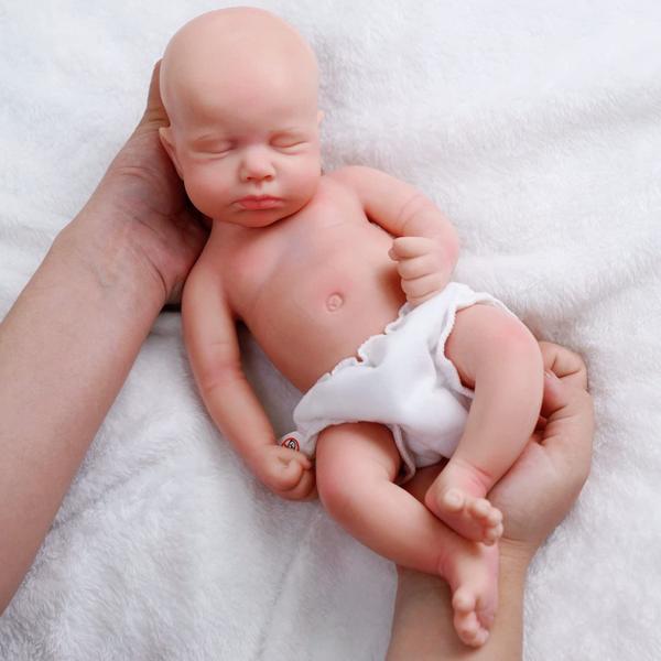 Boneca Reborn Baby Doll BABESIDE de silicone de corpo inteiro de 33 cm Premiee Boy Imagem de Boneca Reborn Baby Doll BABESIDE de silicone de corpo inteiro de 33 cm Premiee Boy