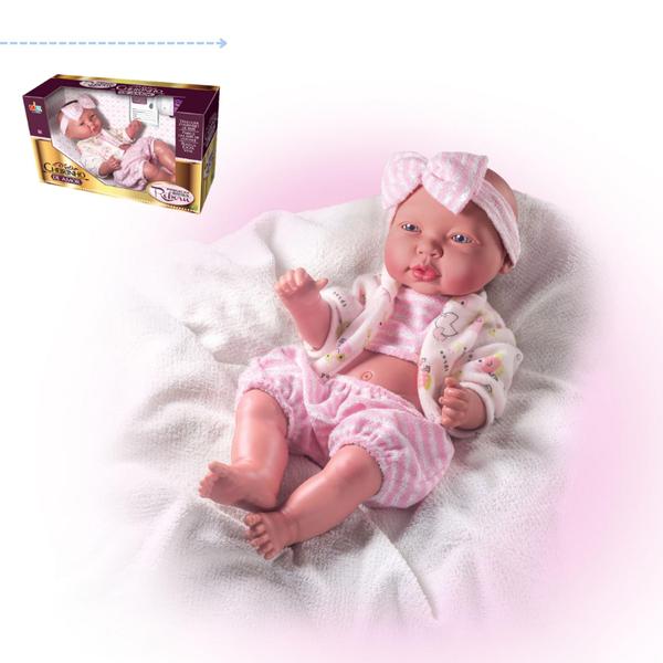 Boneca reborn bebe realista boneco realista pesado real nenem brinquedo infantil menina bonecona bb - Milk Brinquedos Imagem de Boneca reborn bebe realista boneco realista pesado real nenem brinquedo infantil menina bonecona bb