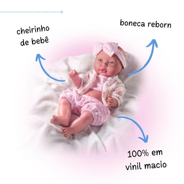 Boneca reborn bebe realista boneco realista pesado real nenem brinquedo infantil menina bonecona bb - Milk Brinquedos Imagem de Boneca reborn bebe realista boneco realista pesado real nenem brinquedo infantil menina bonecona bb