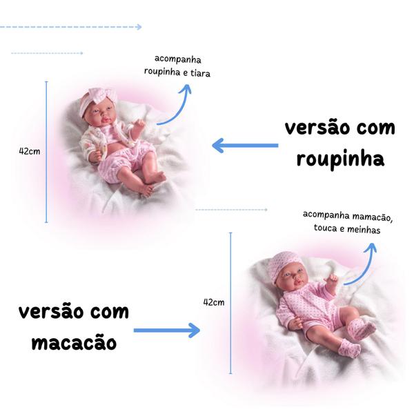 Boneca reborn bebe realista boneco realista pesado real nenem brinquedo infantil menina bonecona bb - Milk Brinquedos Imagem de Boneca reborn bebe realista boneco realista pesado real nenem brinquedo infantil menina bonecona bb